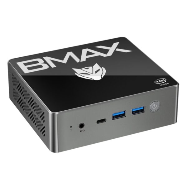 BMAX B4 Plus Windows 11 mini-pc, Intel Alder Lake N100, ondersteuning voor dubbele HDMI / RJ45, B4 Plus 16GB+512GB - Afbeelding 2