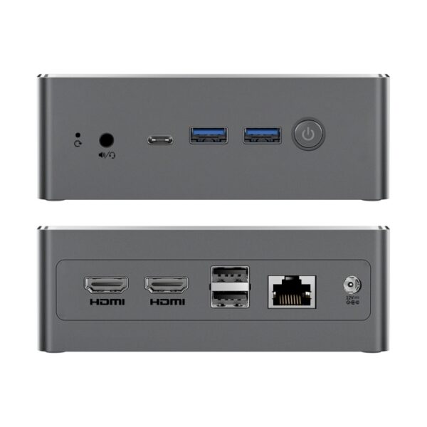 BMAX B4 Plus Windows 11 mini-pc, Intel Alder Lake N100, ondersteuning voor dubbele HDMI / RJ45, B4 Plus 16GB+512GB - Afbeelding 3