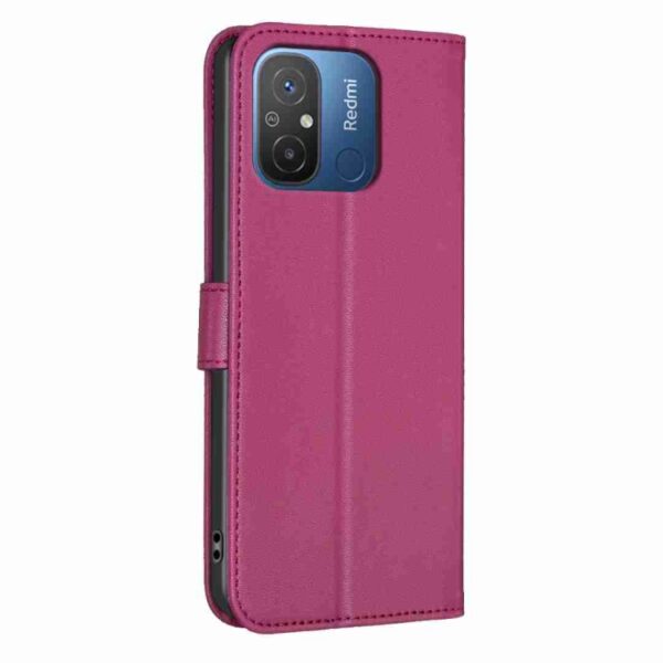 Leren telefoonhoesje met vier bladen in reliëf, For Xiaomi Poco C55 / Redmi 12C, For Xiaomi Redmi Note 12 Pro+ 5G Global, For Xiaomi Redmi Note 12 Pro 5G Global, For Xiaomi Redmi Note 12 5G Global, For Xiaomi 13 Lite 5G, For Xiaomi Redmi K60 / K60 Pro... - Afbeelding 3