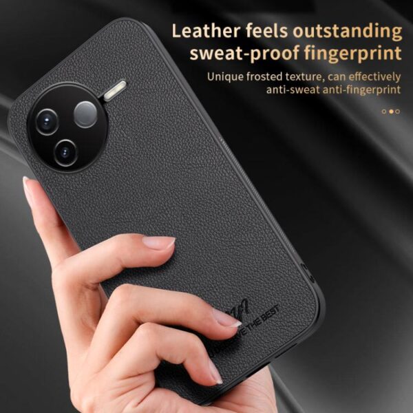 HUIYI lederen magnetische telefoonhoes, For Redmi K80, For Redmi Note 14 Pro 4G, For Redmi Note 14 4G 163.25mm, For Redmi Note 14 5G, For Redmi Note 14 Pro+ 5G, For Redmi Note 14 Pro 5G, For Redmi 14C 4G, For Redmi K70 Ultra... - Afbeelding 3