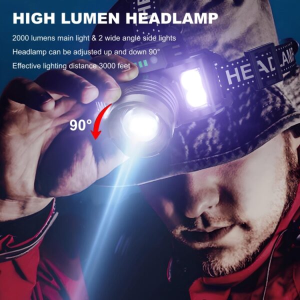 HL-03 Intelligente inductiezoomkoplamp Werklamp, HL-03 - Afbeelding 7