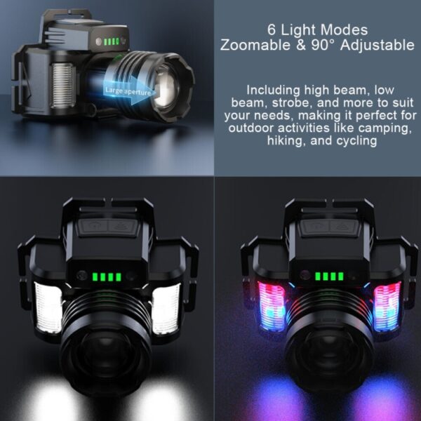 HL-03 Intelligente inductiezoomkoplamp Werklamp, HL-03 - Afbeelding 8