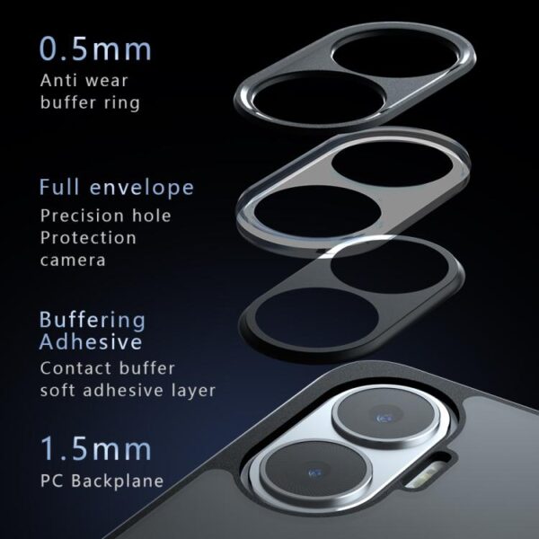 Armor Precise Hole PC hybride TPU-telefoonhoes, For Redmi Turbo 4 Pro / Xiaomi Poco F7, For Redmi K80 / Xiaomi Poco F7 Pro, For Redmi Turbo 4 / Xiaomi Poco X7 Pro, For Redmi K80 Pro, For Redmi Note 14 Pro+ 5G, For Redmi 14C 4G, For Redmi 13 4G Global... - Afbeelding 3