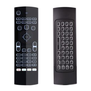 MX3 2.4GHz Fly Air Mouse LED Backlight Wireless Keyboard Afstandsbediening met gyroscoop voor Android TV Box / PC