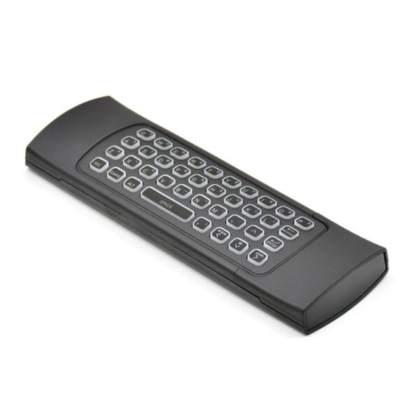 MX3 2.4GHz Fly Air Mouse LED Backlight Wireless Keyboard Afstandsbediening met gyroscoop voor Android TV Box / PC - Afbeelding 2