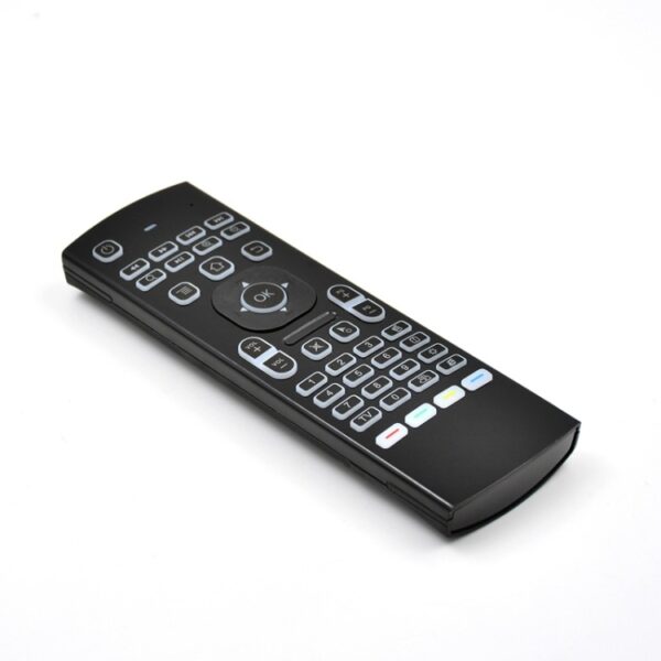 MX3 2.4GHz Fly Air Mouse LED Backlight Wireless Keyboard Afstandsbediening met gyroscoop voor Android TV Box / PC - Afbeelding 3