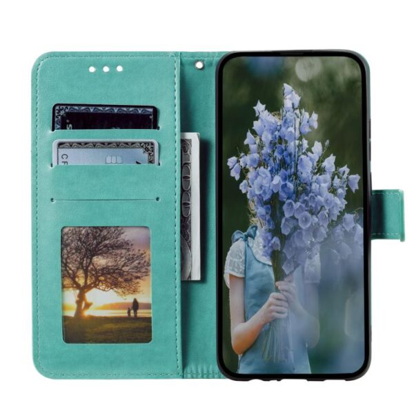 Totembloem lederen telefoonhoes met reliëf en sleutelkoord, For Redmi Note 14 4G EU 164.84mm, For Redmi Note 14 Pro 4G, For Xiaomi Redmi Note 14 5G, For Xiaomi Redmi 13 4G - Afbeelding 4