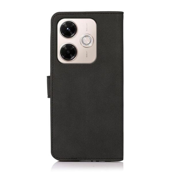 KHAZNEH lederen telefoonhoes met matte textuur, For Redmi 13x, For Redmi Note 14S 4G, For Redmi K80 / K80 Pro, For Redmi Note 14 4G 164.84mm, For Redmi Turbo 4 Pro, For Redmi Turbo 4, For Redmi 14C 4G, For Xiaomi Redmi 13 4G - Afbeelding 3