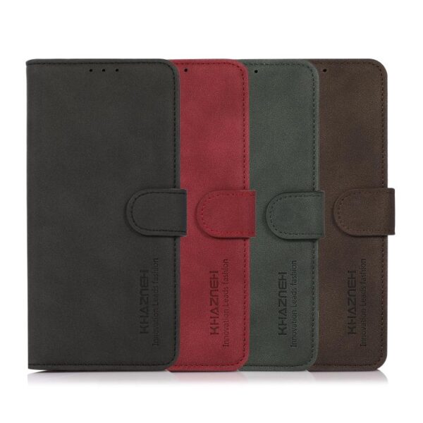 KHAZNEH lederen telefoonhoes met matte textuur, For Redmi 13x, For Redmi Note 14S 4G, For Redmi K80 / K80 Pro, For Redmi Note 14 4G 164.84mm, For Redmi Turbo 4 Pro, For Redmi Turbo 4, For Redmi 14C 4G, For Xiaomi Redmi 13 4G - Afbeelding 8