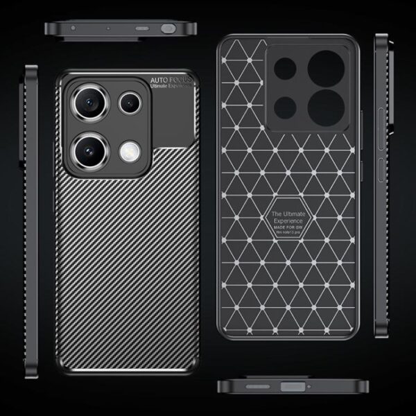Koolstofvezeltextuur Schokbestendig TPU-telefoonhoesje, For Redmi Note 14S 4G, For Redmi K80 Pro, For Redmi K80, For Redmi Note 14 Pro 4G, For Redmi Note 14 4G 163.25mm, For  Redmi 14C 4G, For Redmi K70 Ultra, For Xiaomi Redmi 13 4G - Afbeelding 2
