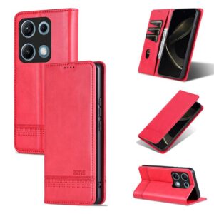 AZNS Magnetische Kalfstextuur Flip Leren Telefoonhoesje, For Redmi Note 14S 4G, For Redmi Turbo 4 Pro, For Redmi K80 Pro, For Redmi K80, For Redmi Note 14 5G, For Redmi Note 14 Pro+ 5G, For Redmi Note 14 Pro 5G, For Redmi 14C 4G, For Redmi K70 Ultra...