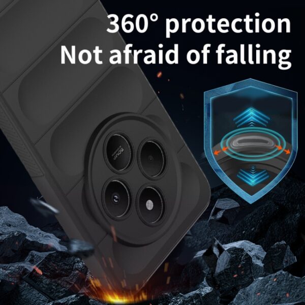 Magic Shield TPU + Flanellen Telefoonhoesje, For Redmi 14C 4G Global, For Redmi K70 Ultra Global, For Redmi 13 4G Global - Afbeelding 4