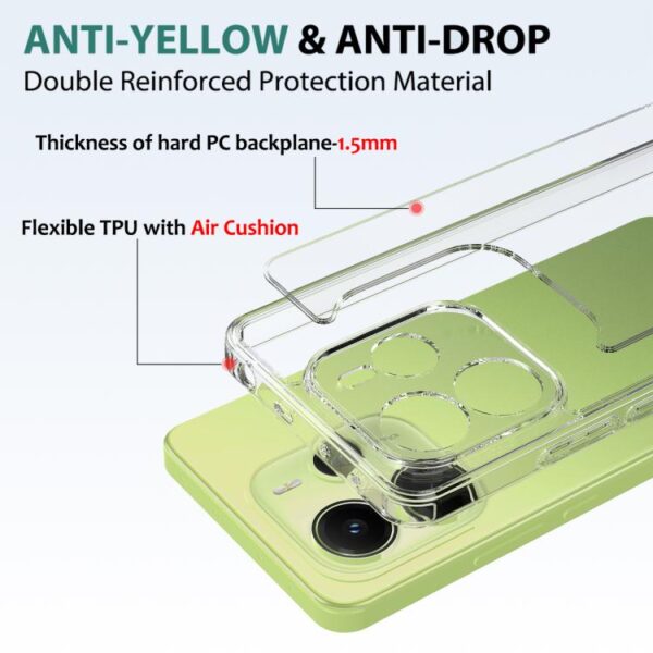 Krasbestendige acryl TPU telefoonhoes, For Redmi Note 14 4G 164.84mm, For Redmi Note 14 Pro 5G / Poco X7 5G, For Redmi Note 14 Pro 4G, For Redmi Note 14 4G 163.25mm, For Redmi 14C 4G / 14R / Poco C75 / A4 5G, For Redmi Note 14 5G Global... - Afbeelding 5