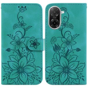 Lily lederen telefoonhoesje met reliëf, For Redmi A5 4G 173.3mm, For Redmi Note 14S 4G, For Redmi K80 / K80 Pro / Xiaomi Poco F7 Pro, For Redmi Note 14 4G 164.84mm, For Redmi Turbo 4 / Xiaomi Poco X7 Pro, For Redmi Note 14 4G 163.25mm...