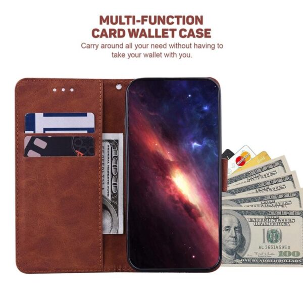 Geometrisch reliëf leren telefoonhoesje, For Redmi A5 4G 173.3mm, For Redmi Note 14S 4G, For Redmi K80 / K80 Pro / Xiaomi Poco F7 Pro, For Redmi Note 14 4G 164.84mm, For Redmi Turbo 4 / Xiaomi Poco X7 Pro, For Redmi Note 14 4G 163.25mm... - Afbeelding 5