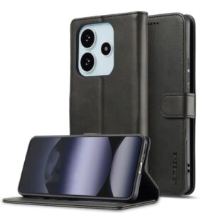 LC.IMEEKE leren telefoonhoesje met kalfstextuur, For Redmi Note 14 4G 164.84mm, For Redmi Note 14 Pro 4G, For Redmi A4 5G, For Redmi 14C, For Redmi 13 4G