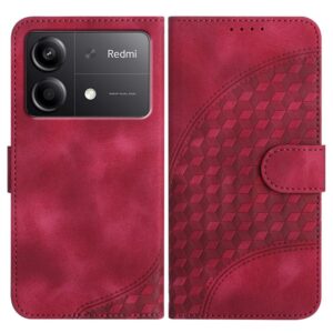 YX0060 Olifantenkop reliëf telefoonhoesje van leer met koord, For Redmi Note 13R Pro / Xiaomi Poco X6 Neo, For Redmi Note 12 Turbo / Xiaomi Poco F5