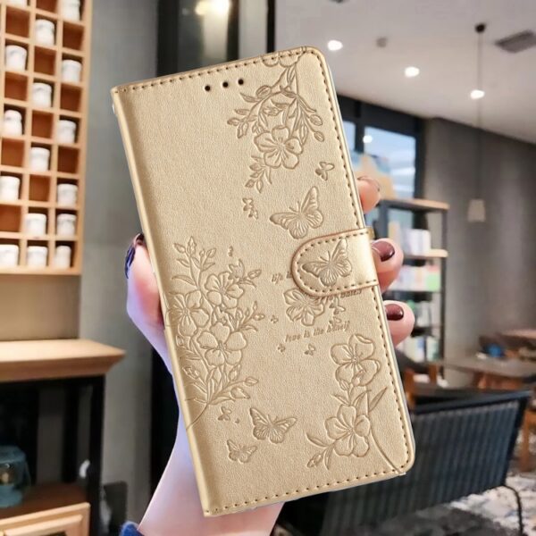 Vlinders en bloemen lederen telefoonhoesje, For Redmi 9A, For Redmi 9C, For Redmi Note 9 Pro, For Redmi Note 8T - Afbeelding 2