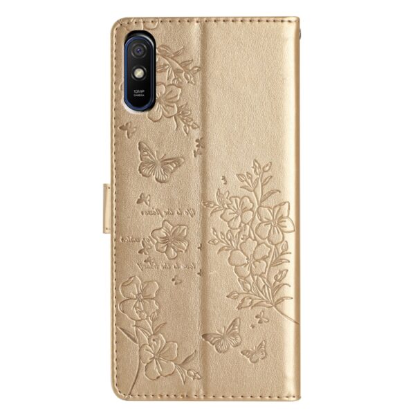 Vlinders en bloemen lederen telefoonhoesje, For Redmi 9A, For Redmi 9C, For Redmi Note 9 Pro, For Redmi Note 8T - Afbeelding 3