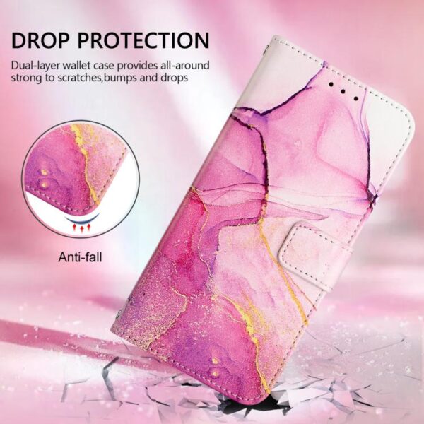 PT003 Marmeren patroon Flip leren telefoonhoesje, For Redmi Note 14 4G 164.84mm, For Redmi Note 14 Pro / 14 Pro+ 5G Global, For Redmi Turbo 4, For Redmi Note 14 5G Global, For Redmi K80 / K80 Pro, For Redmi Note 14 Pro 4G, For Redmi Note 14 4G 163.25mm... - Afbeelding 7