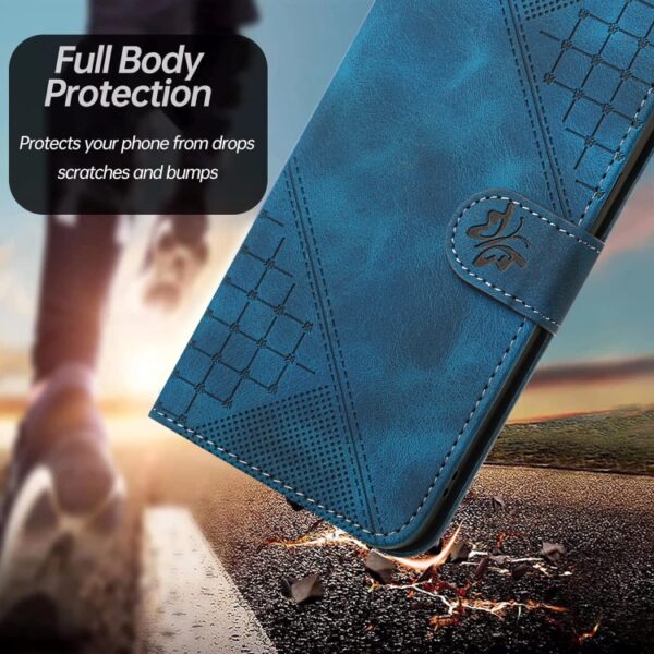 YX0080 Grid Butterfly reliëfpatroon Flip leren telefoonhoesje met koord, For Redmi Note 12s, For Redmi Note 12 Pro, For Redmi Note 12 4G, For Redmi Note 12 Pro+, For Redmi Note 12 5G, For Redmi A1+, For Redmi K50 Ultra, For Redmi 10A, For Redmi 10C... - Afbeelding 8