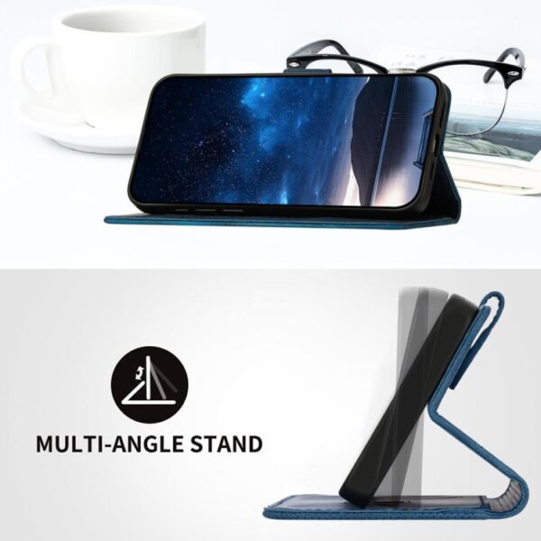 YX0080 Grid Butterfly reliëfpatroon Flip leren telefoonhoesje met koord, For Redmi A5 4G 171.7mm / Xiaomi Poco C71, For Redmi K80 Pro / Xiaomi Poco F7 Ultra, For Redmi K80 / Xiaomi Poco F7 Pro, For Redmi Note 14 4G 164.84mm... - Afbeelding 4