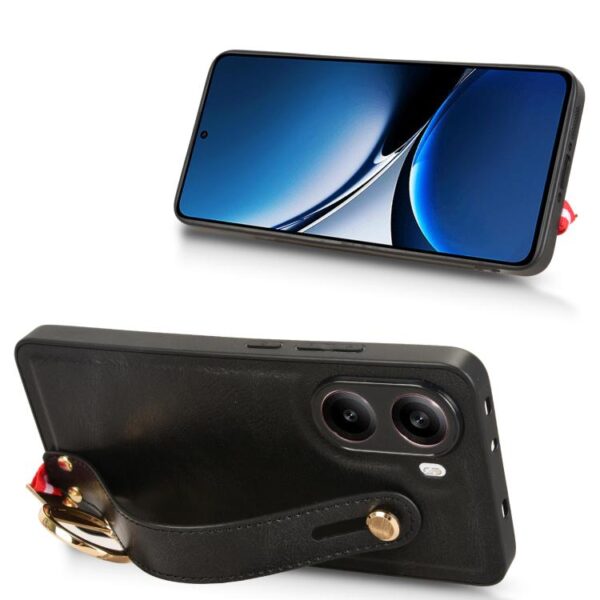Polsband leren achterkant telefoonhoesje, For Redmi Turbo 4, For Redmi Note 14 Pro 4G, For Redmi Note 14 4G 163.25mm, For Redmi Note 14 Pro 5G, For Redmi 14C 4G, For Redmi K70 Ultra, For Redmi 13 4G / Note 13R, For Redmi K80 Pro Champion Edition - Afbeelding 3