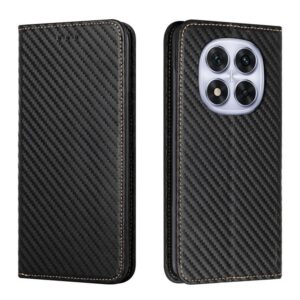 Magnetische leren telefoonhoes met koolstofvezeltextuur, For Redmi Note 14 Pro 4G, For Redmi Note 14 4G 163.25mm, For Redmi A4 5G, For Redmi Note 14 5G, For Redmi Note 14 Pro 5G, For Redmi 14C 4G, For Redmi 13 4G