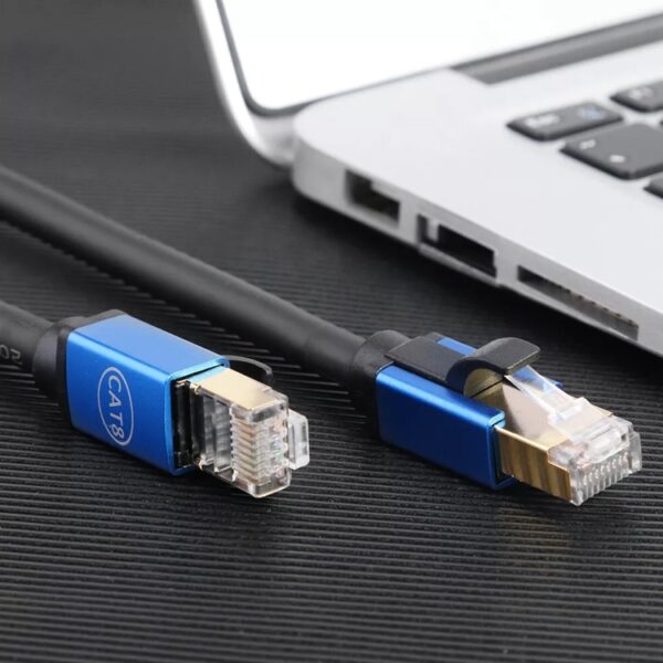 CAT8e puur koper Computer Switch Router Ethernet Netwerk LAN-kabel, 1m, 2m, 3m, 5m, 8m, 10m, 15m, 20m, 30m - Afbeelding 9