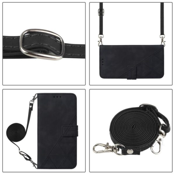 Crossbody 3D reliëf flip leren telefoonhoesje, For Redmi 13X 4G / 13 4G Global, For Redmi A5 4G 171.7mm, For Redmi K80 5G / K80 Pro 5G, For Redmi Note 14 4G EU 164.84mm, For Redmi Note 14 Pro 5G Global, For Redmi Turbo 4, For Redmi Note 14 5G Global... - Afbeelding 3