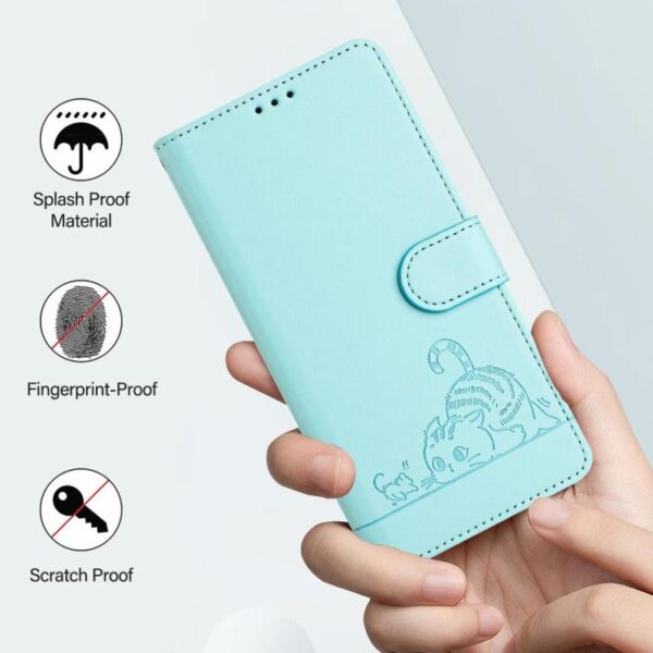 Kat Rat reliëfpatroon RFID leren telefoonhoesje met koord, For Redmi 13x 4G / 13 4G Global, For Redmi A5 4G 171.7mm / Poco C71, For Redmi K80 / K80 Pro, For Redmi Note 14 4G 164.84mm, For Redmi K80 5G / K80 Pro 5G, For Redmi Note 14 5G... - Afbeelding 6