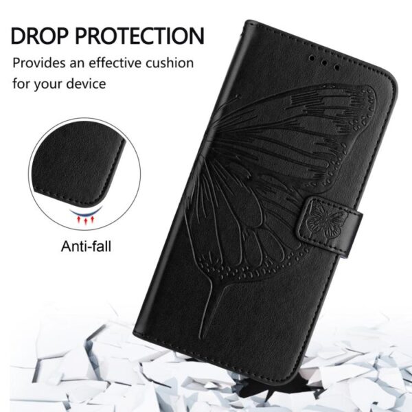 Geëmbosseerd vlinder leren telefoonhoesje, For Redmi Note 14 4G EU 164.84mm, For Redmi Note 14 Pro 5G Global, For Redmi Turbo 4, For Redmi Note 14 5G Global, For Redmi Note 14 Pro 4G, For Redmi Note 14 4G 163.25mm, For Redmi K70 Ultra 5G Global... - Afbeelding 4