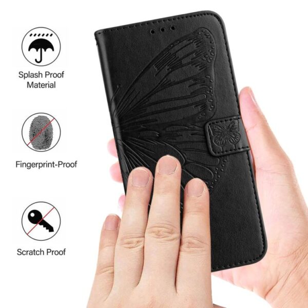 Geëmbosseerd vlinder leren telefoonhoesje, For Redmi Note 14 4G EU 164.84mm, For Redmi Note 14 Pro 5G Global, For Redmi Turbo 4, For Redmi Note 14 5G Global, For Redmi Note 14 Pro 4G, For Redmi Note 14 4G 163.25mm, For Redmi K70 Ultra 5G Global... - Afbeelding 5
