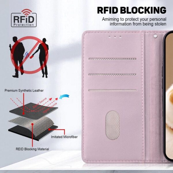 Leuke katten RFID leren telefoonhoesje, For Redmi A5 4G 173.3mm, For Redmi Note 14S 4G, For Redmi K80 / K80 Pro / Xiaomi Poco F7 Pro, For Redmi Note 14 4G 164.84mm, For Redmi Turbo 4 / Xiaomi Poco X7 Pro, For Redmi Note 14 4G 163.25mm... - Afbeelding 7