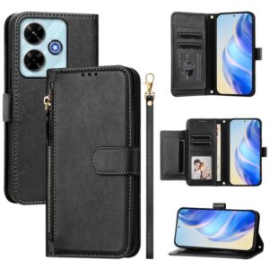 Multi-kaartvakken Rits portemonnee leren telefoonhoesje, For Redmi 13 4G / 5G / 13x / Xiaomi Poco M6 4G, For Redmi A5 4G 171.7mm / Xiaomi Poco C71, For Redmi K80 Pro / Xiaomi Poco F7 Ultra, For Redmi Note 14 4G 164.84mm, For Redmi K80 / K80 Pro...
