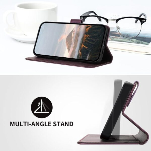 Driehoekpatroon Gespsluiting Leren Telefoonhoesje, For Redmi Turbo 4 Pro / Xiaomi Poco F7, For Redmi A5 4G 171.7mm / Xiaomi Poco C71, For Redmi K80 Pro / Xiaomi Poco F7 Ultra, For Redmi K80 / Xiaomi Poco F7 Pro, For Redmi Note 14 4G 164.84mm... - Afbeelding 4