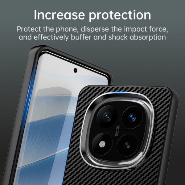 Carbon Fiber Series IMD-telefoonhoesje, For Redmi Note 14 Pro+ 5G, For Redmi 14R, For Redmi Note 14 Pro 5G, For Redmi 14C, For Redmi A3, For Redmi 13C 4G, For Redmi Note 13 Pro+, For Redmi Note 13 Pro 5G, For Redmi K70 Pro, For Redmi K70 - Afbeelding 7