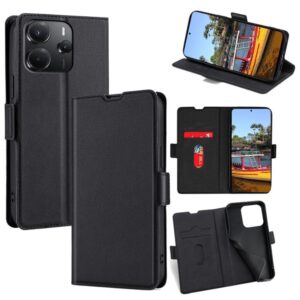 Ultradunne Voltage Side Buckle Horizontal Flip Leather Telefoonhoesje, For Redmi Note 14 4G 164.84mm, For Redmi Turbo 4, For Redmi Note 14 Pro 4G, For Redmi Note 14 4G 163.25mm, For Redmi Note 14 5G, For Redmi Note 14 Pro 5G, For Redmi 13 4G