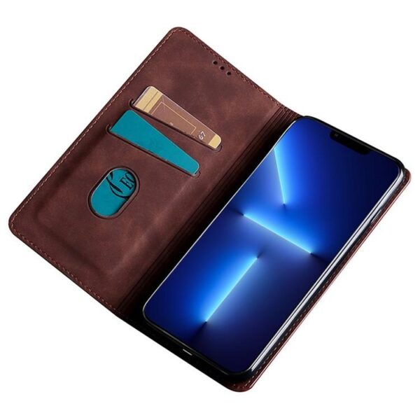 Skin Feel Magnetisch Leren Telefoonhoesje, For Redmi Note 14 4G 164.84mm, For Redmi Turbo 4, For Redmi Note 14 Pro 4G, For Redmi Note 14 4G 163.25mm, For Redmi Note 14 5G, For Redmi 14C 4G, For Redmi 13 4G - Afbeelding 3