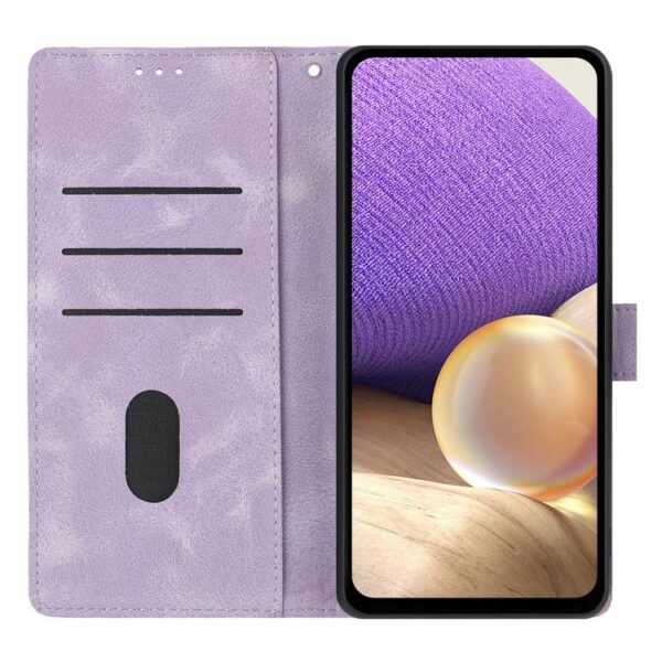 Triangles Embossed Leather Phone Case, For Redmi Note 10 5G - Afbeelding 4
