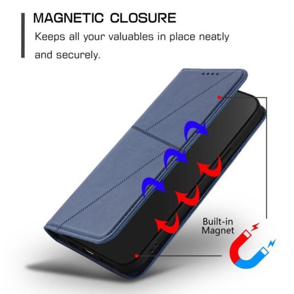 Strong Magnetic Frosted Flip Leather Phone Case, For Redmi A5 4G 173.3mm, For Redmi A5 4G 171.7mm, For Redmi Note 14 4G 164.84mm, For Redmi Note 14 Pro 4G, For Redmi Note 14 4G 163.25mm, For Redmi 14C 4G / 14R 5G / A4 5G, For Redmi A3 Pro... - Afbeelding 5