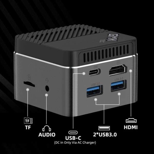 GMK NucBox Windows 10 Systeem Mini PC, Intel Celeron J4125 Quad Core 64bit 14nm 2GHz-2.7GHz, Ondersteuning WiFi & Bluetooth & RJ45,, 8GB+128GB,EU Plug, 8GB+256GB,EU Plug, 8GB+512GB,EU Plug - Afbeelding 28