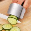 10 STKS Creatieve Keuken Noodzakelijk Voedsel Groente Snijden Roestvrijstalen Handvingerbeschermer
