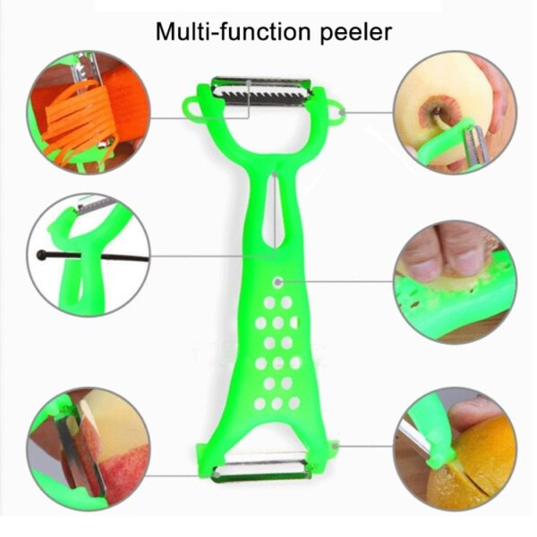 Portable Fruit and Vegetables Peeler Apple Cucumber Aardappelschiller - Afbeelding 6