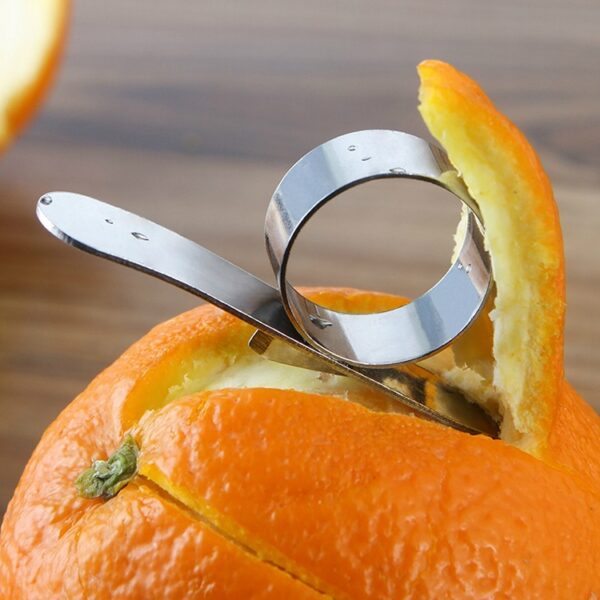 5 STKS RVS Vinger Open Sinaasappelschilmesje Parer Tool - Afbeelding 5
