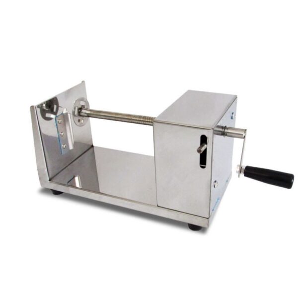 Roestvrijstalen Handmatige Spiraal Tornado Toren Hand Schudden Aardappel Roterende Chips Twister Slicer Cutter - Afbeelding 3