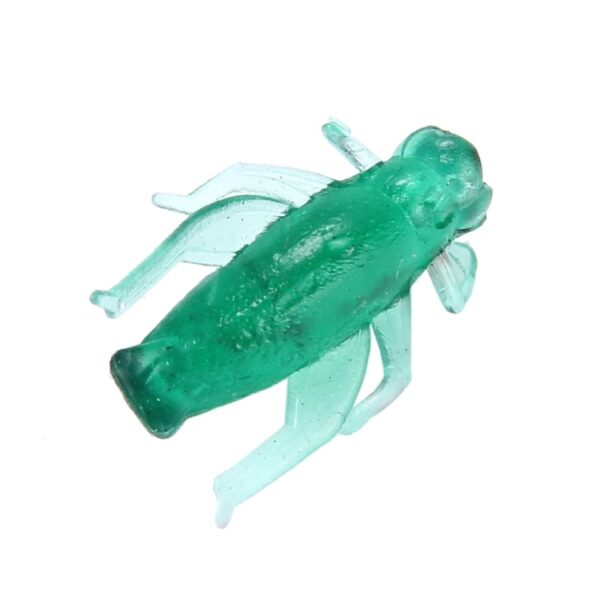 100 PCS Cricket Shape Fishing Lures Kunstmatig visaas, lengte: 2cm - Afbeelding 4