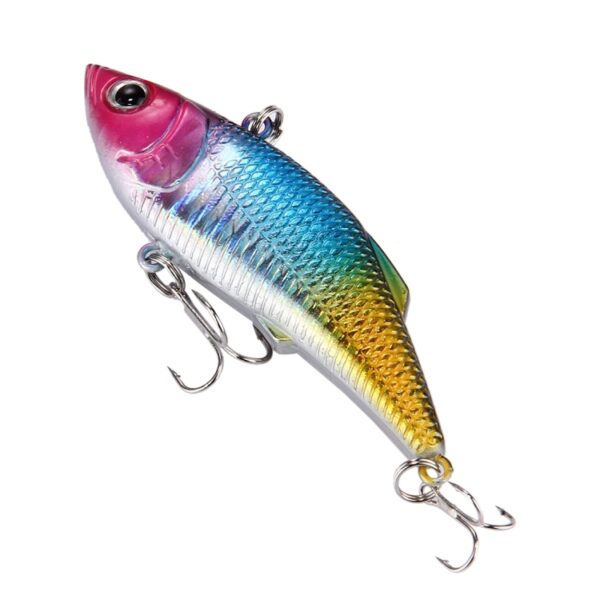 Kleur Coating Plastic Kunstaas Vissen Topwater Drijvende Popper Lokken Hit Water Golven Klimmen Visaas Met Haken, Lengte: 7.5 cm - Afbeelding 2
