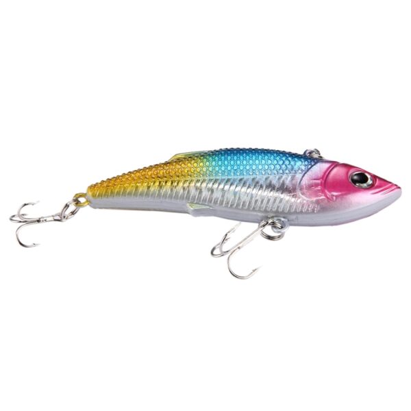 Kleur Coating Plastic Kunstaas Vissen Topwater Drijvende Popper Lokken Hit Water Golven Klimmen Visaas Met Haken, Lengte: 7.5 cm - Afbeelding 4
