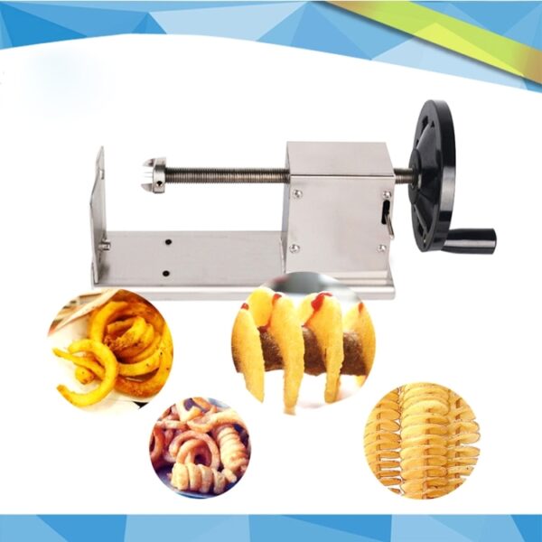 528-1 Handmatige Twisted Aardappelsnijder, Aardappelchips Snijmachine, Hoge Kwaliteit Frietennijder - Afbeelding 5